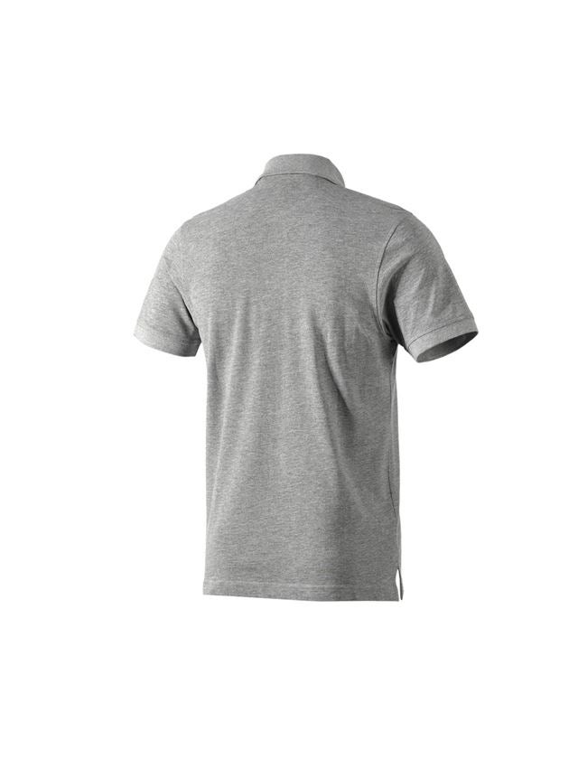 Tričká, pulóvre a košele: Polo tričko e.s. cotton pocket + sivá melírovaná 1