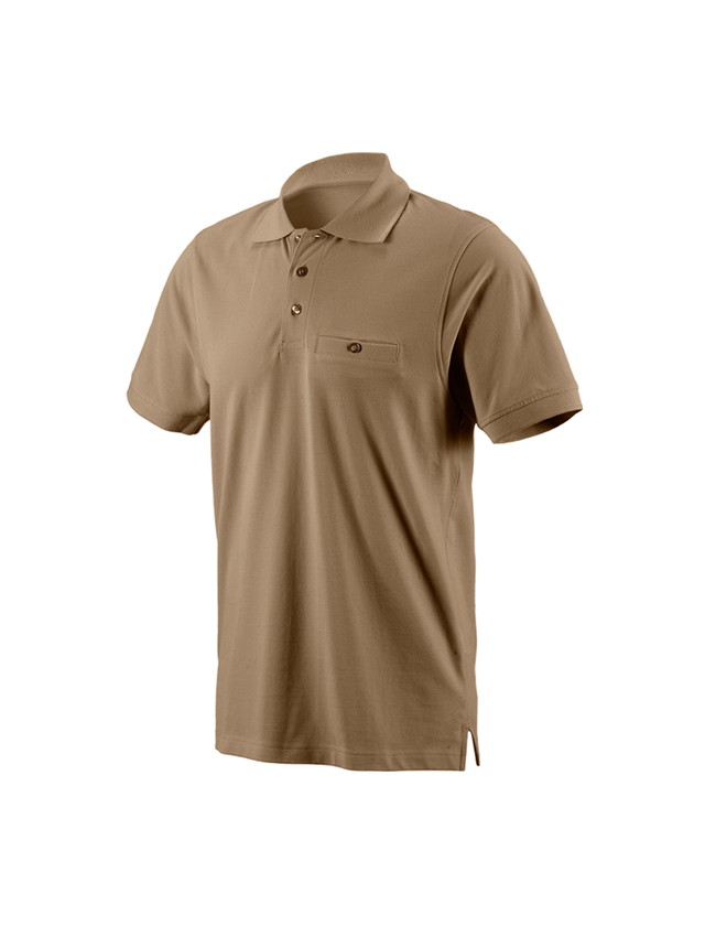 Tričká, pulóvre a košele: Polo tričko e.s. cotton pocket + kaki 2