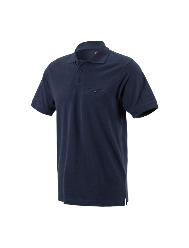 Tričká, pulóvre a košele: Polo tričko e.s. cotton pocket + tmavomodrá 2
