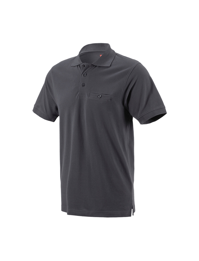 Tričká, pulóvre a košele: Polo tričko e.s. cotton pocket + antracitová 2
