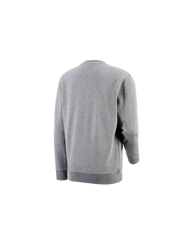 Tričká, pulóvre a košele: Mikina e.s. poly cotton + sivá melírovaná 1