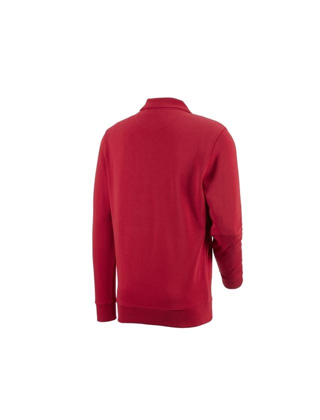Tričká, pulóvre a košele: Mikina e.s. poly cotton Pocket + červená 1