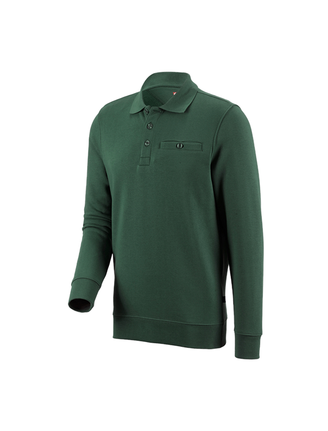 Tričká, pulóvre a košele: Mikina e.s. poly cotton Pocket + zelená
