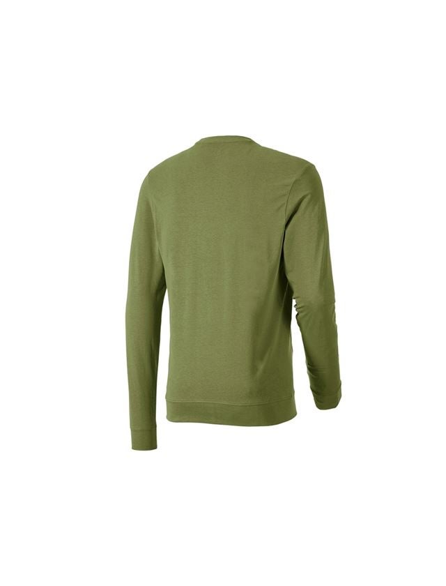 Tričká, pulóvre a košele: Tričko s dlhým rukávom e.s. cotton stretch + lesná 3