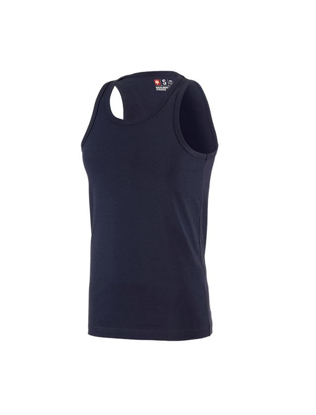Tričká, pulóvre a košele: Atletické tričko e.s. cotton + tmavomodrá