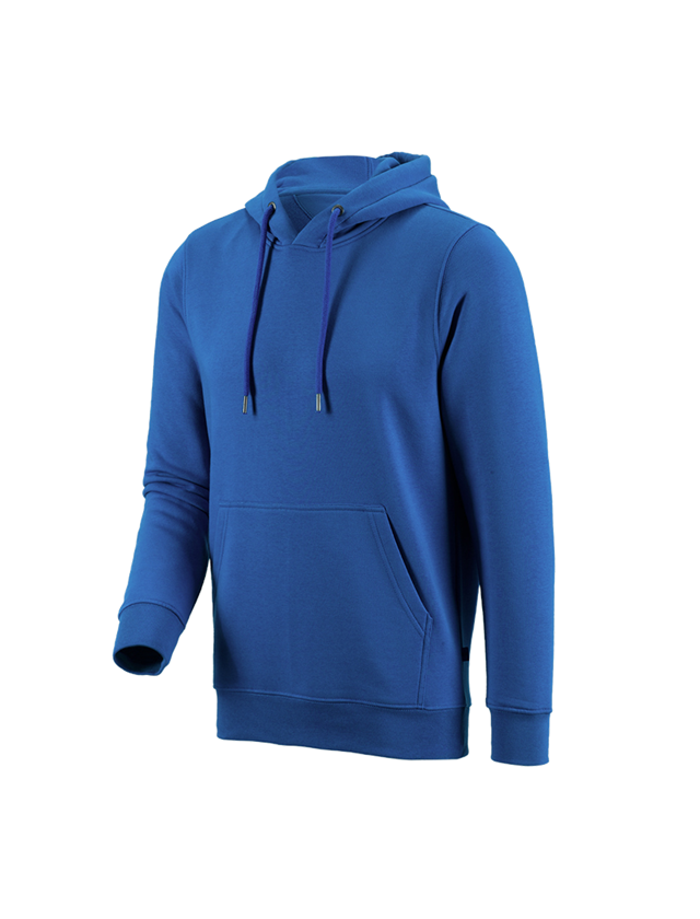 Tričká, pulóvre a košele: Mikina s kapucňou e.s. poly cotton + enciánová modrá 2
