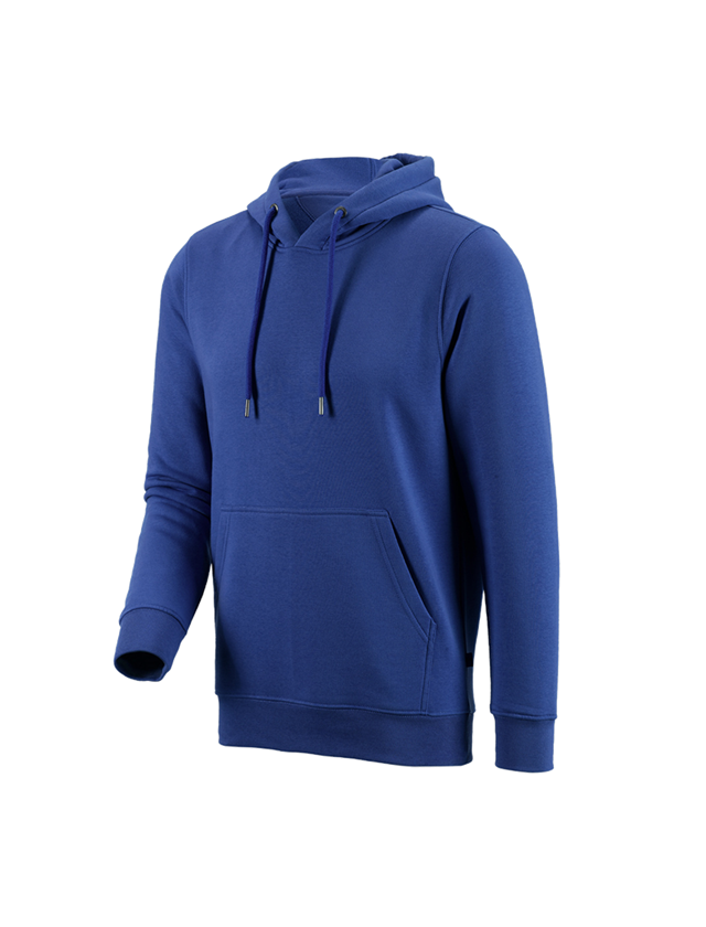 Tričká, pulóvre a košele: Mikina s kapucňou e.s. poly cotton + nevadzovo modrá
