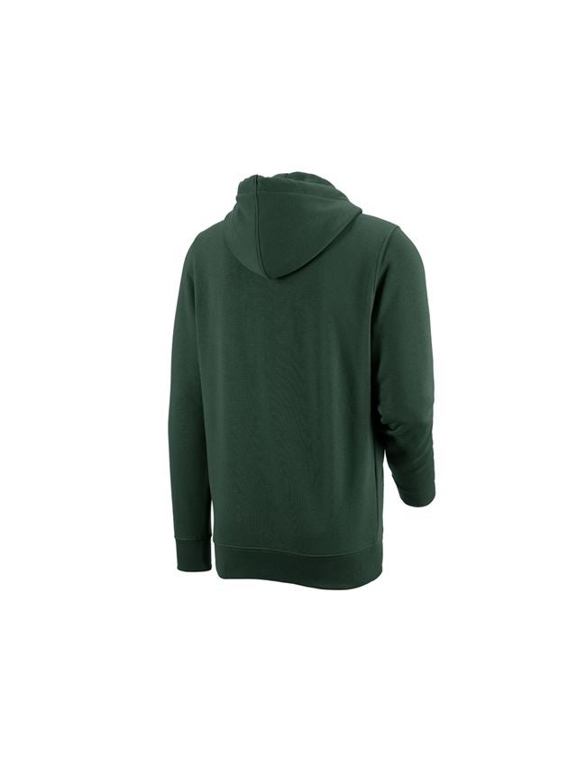 Tričká, pulóvre a košele: e.s. Mikina s kapucňou poly cotton + zelená 2