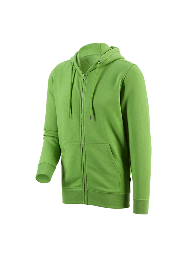 Tričká, pulóvre a košele: e.s. Mikina s kapucňou poly cotton + morská zelená