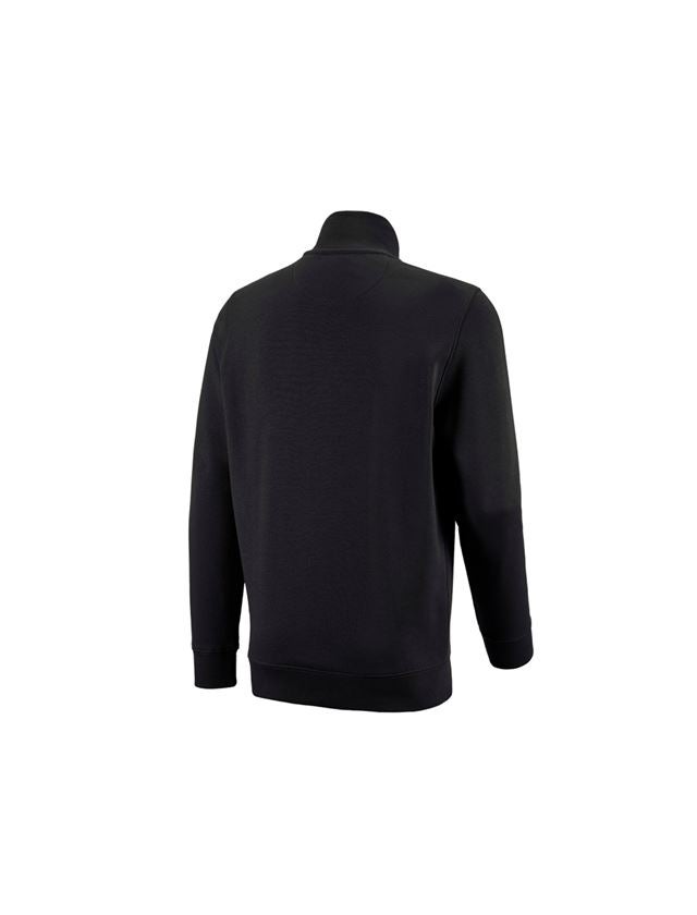 Tričká, pulóvre a košele: Mikina na zips e.s. poly cotton + čierna 3