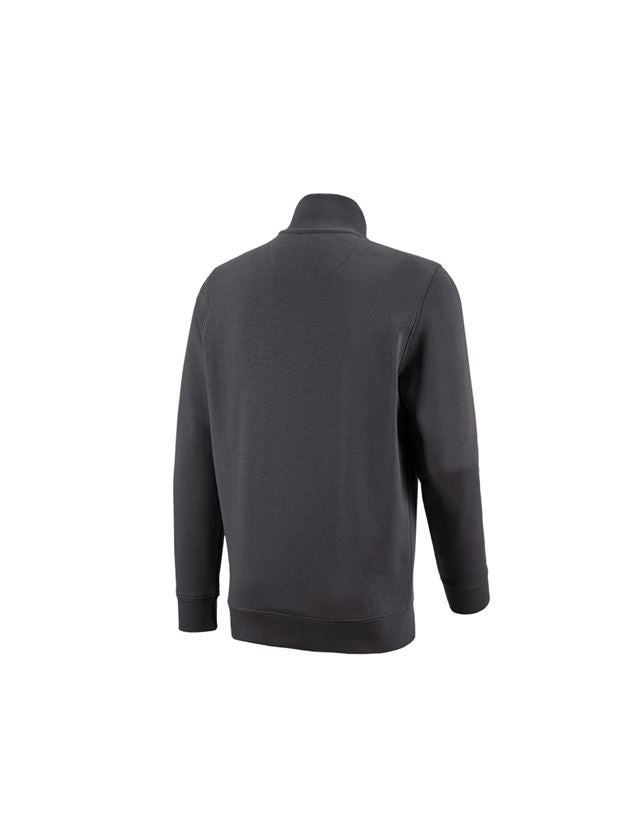 Tričká, pulóvre a košele: Mikina na zips e.s. poly cotton + antracitová 2
