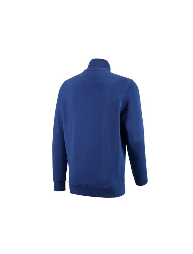 Tričká, pulóvre a košele: Mikina na zips e.s. poly cotton + nevadzovo modrá 1
