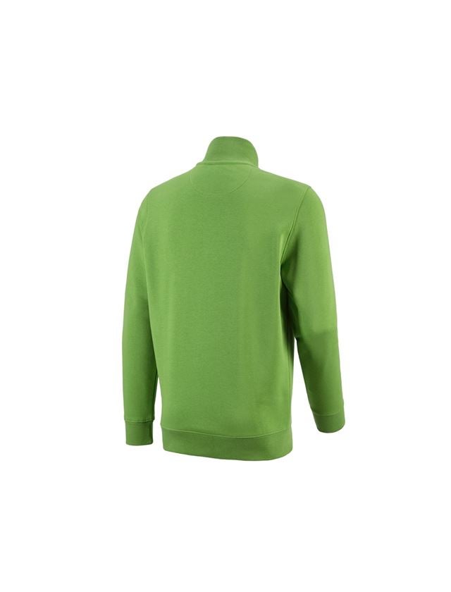 Tričká, pulóvre a košele: Mikina na zips e.s. poly cotton + morská zelená 1