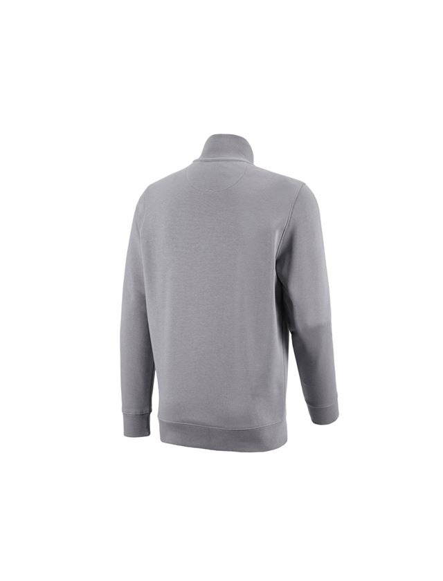 Tričká, pulóvre a košele: Mikina na zips e.s. poly cotton + platinová 1