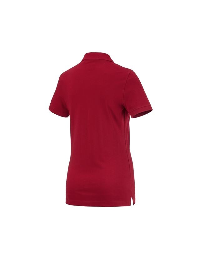 Tričká, pulóvre a košele: Polo tričko e.s. cotton, dámske + červená 1