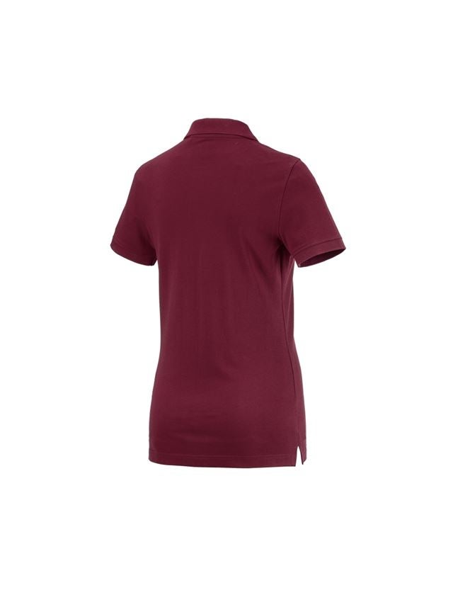 Tričká, pulóvre a košele: Polo tričko e.s. cotton, dámske + bordová 1