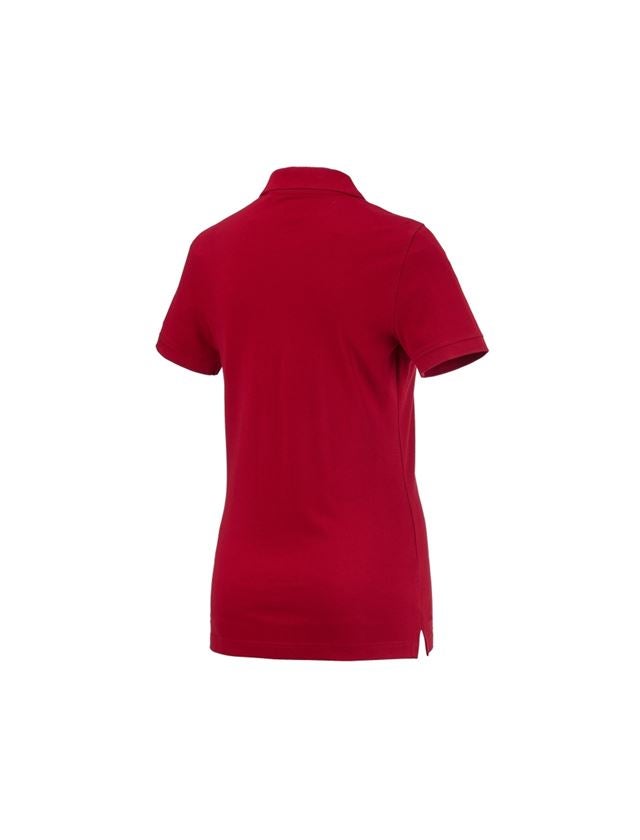 Tričká, pulóvre a košele: Polo tričko e.s. cotton, dámske + ohnivá červená 1