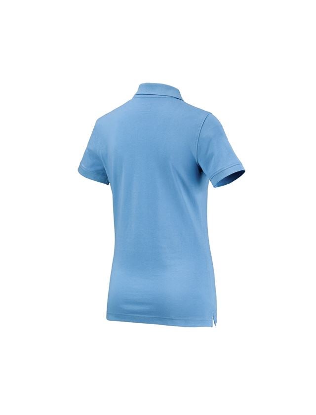 Tričká, pulóvre a košele: Polo tričko e.s. cotton, dámske + azúrová modrá 1