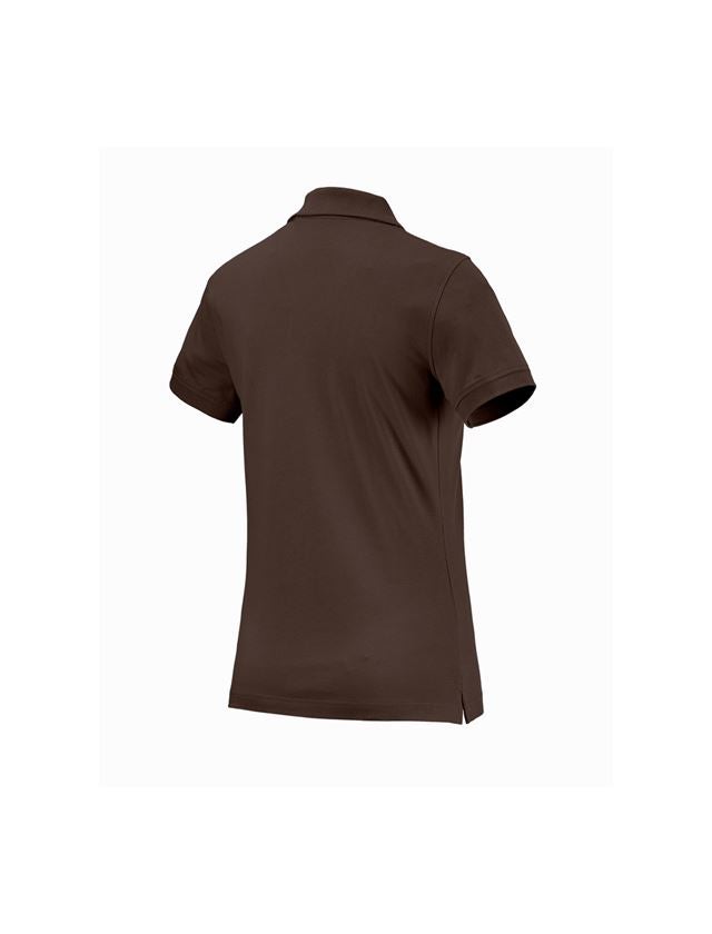 Tričká, pulóvre a košele: Polo tričko e.s. cotton, dámske + gaštanová 1