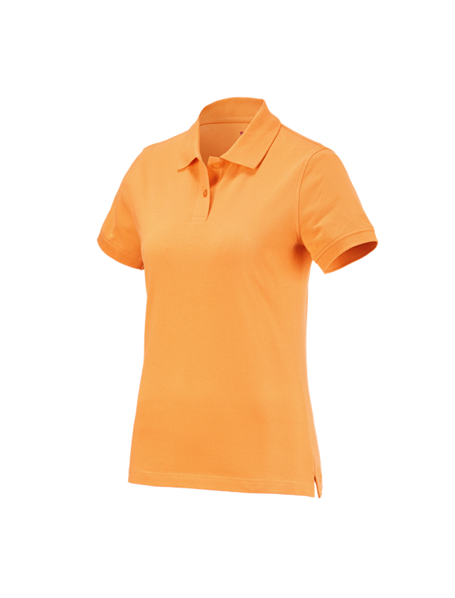 Tričká, pulóvre a košele: Polo tričko e.s. cotton, dámske + svetlooranžová