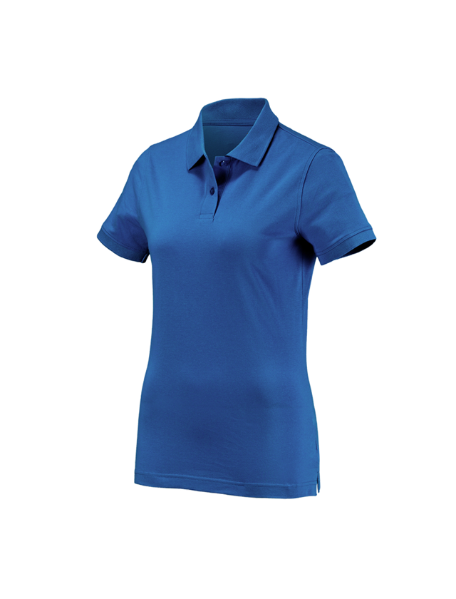 Tričká, pulóvre a košele: Polo tričko e.s. cotton, dámske + enciánová modrá