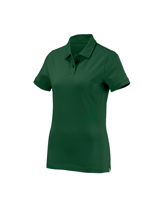 Tričká, pulóvre a košele: Polo tričko e.s. cotton, dámske + zelená