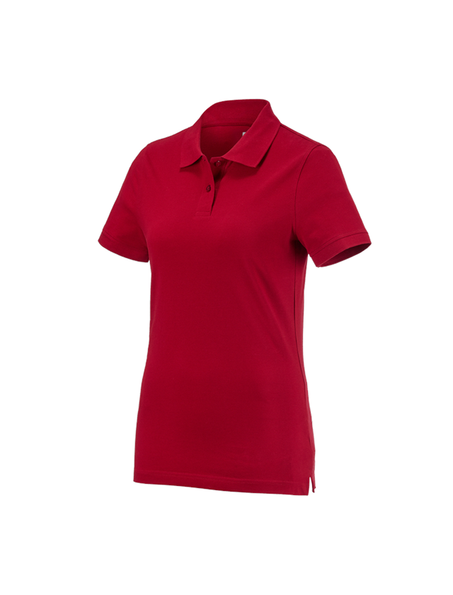 Témy: Polo tričko e.s. cotton, dámske + ohnivá červená
