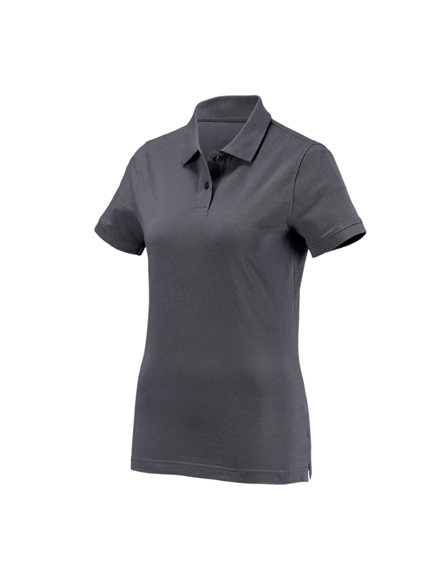 Tričká, pulóvre a košele: Polo tričko e.s. cotton, dámske + antracitová