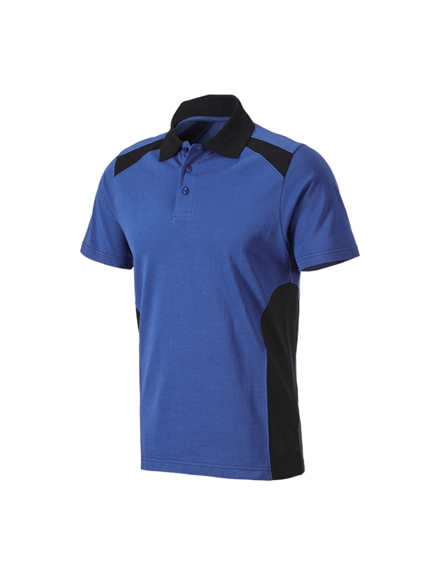 Inštalatér: Polo tričko cotton e.s.active + nevadzovo modrá/čierna 2