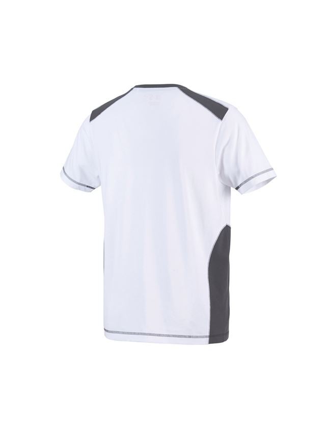 Tričká, pulóvre a košele: Tričko cotto e.s.active + biela/antracitová 3
