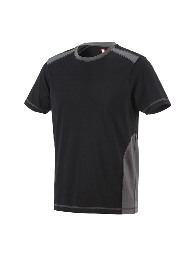 Tričká, pulóvre a košele: Tričko cotto e.s.active + čierna/antracitová 2