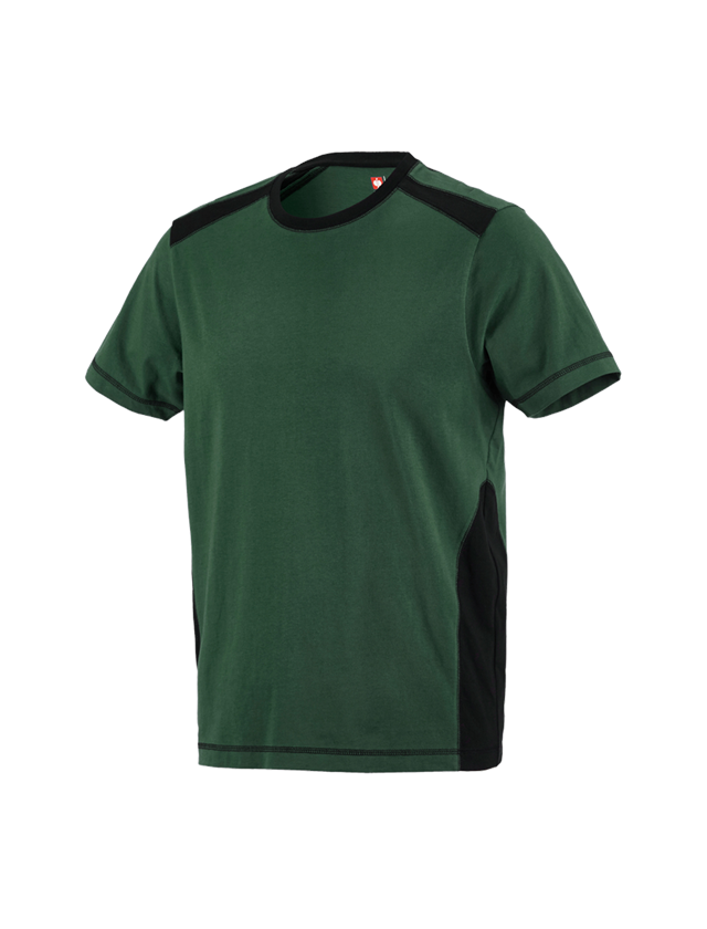 Tričká, pulóvre a košele: Tričko cotto e.s.active + zelená/čierna 2