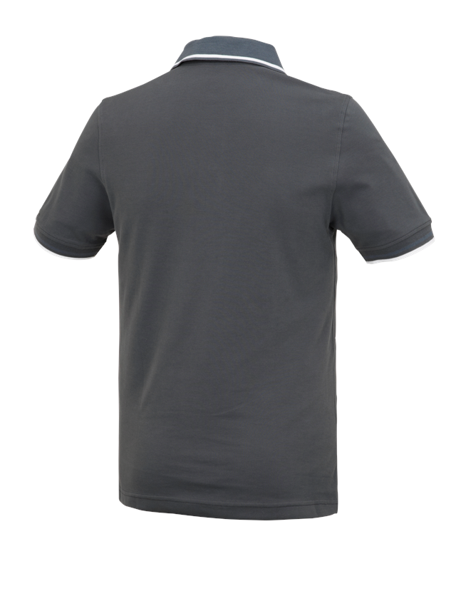 Tričká, pulóvre a košele: Polo tričko e.s. cotton Deluxe Colour + antracitová/cementová 3