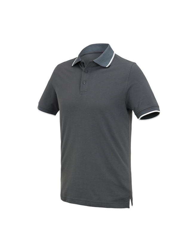 Tričká, pulóvre a košele: Polo tričko e.s. cotton Deluxe Colour + antracitová/cementová 2