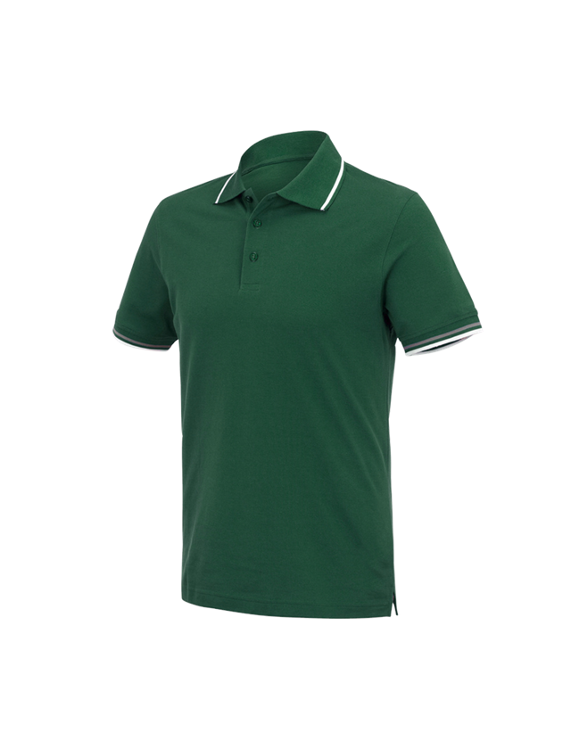 Témy: Polo tričko e.s. cotton Deluxe Colour + zelená/hliníková