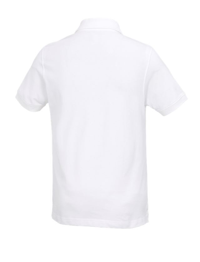 Tričká, pulóvre a košele: Polo tričko e.s. cotton Deluxe + biela 3