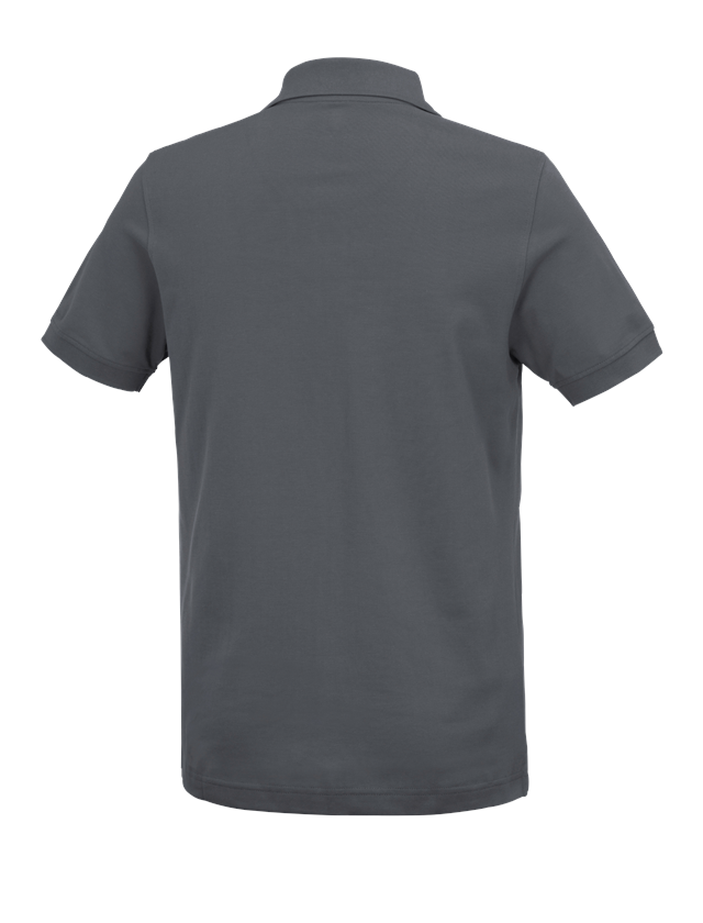 Tričká, pulóvre a košele: Polo tričko e.s. cotton Deluxe + antracitová 3