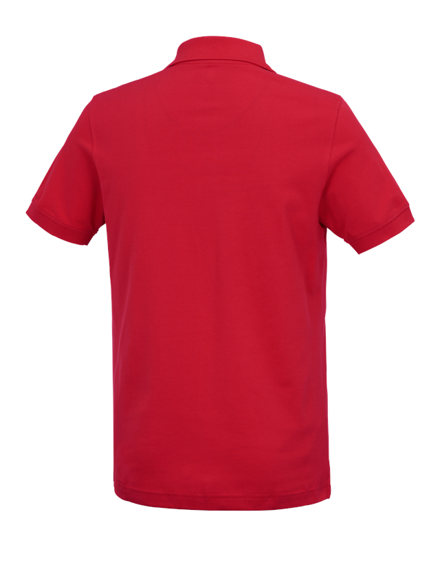 Tričká, pulóvre a košele: Polo tričko e.s. cotton Deluxe + ohnivá červená 3