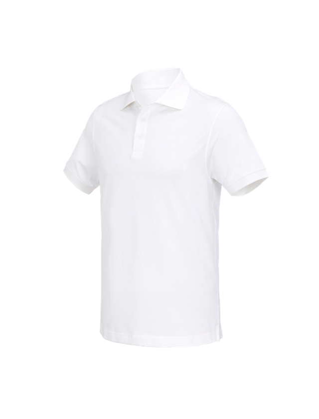 Tričká, pulóvre a košele: Polo tričko e.s. cotton Deluxe + biela 2