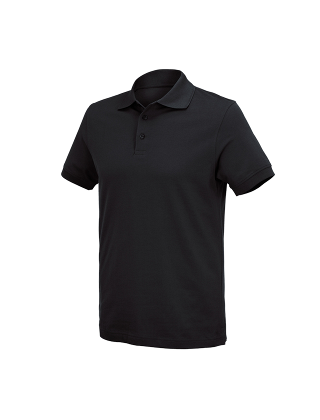 Tričká, pulóvre a košele: Polo tričko e.s. cotton Deluxe + čierna 2