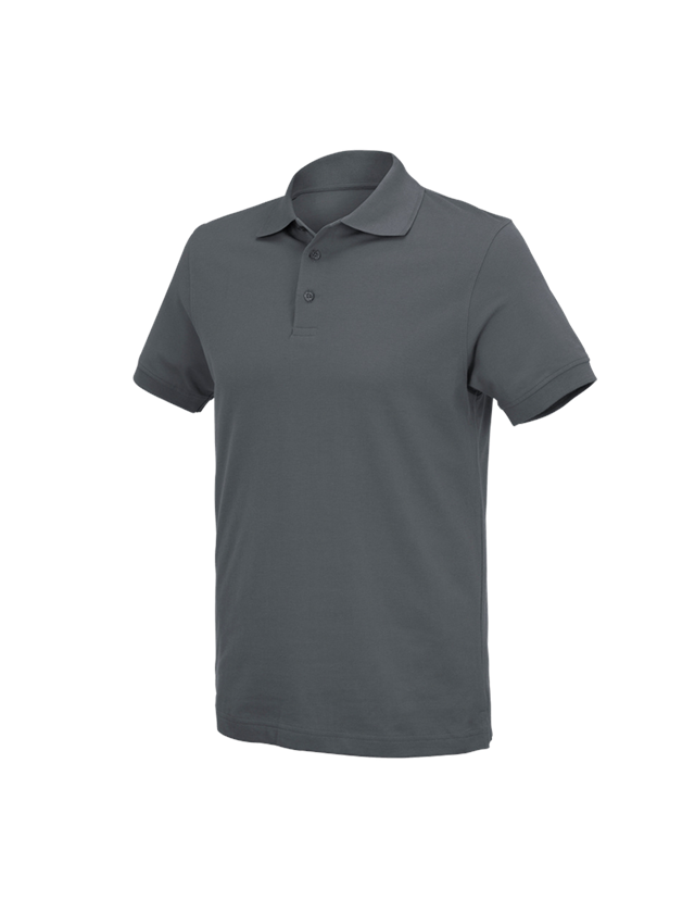 Tričká, pulóvre a košele: Polo tričko e.s. cotton Deluxe + antracitová 2