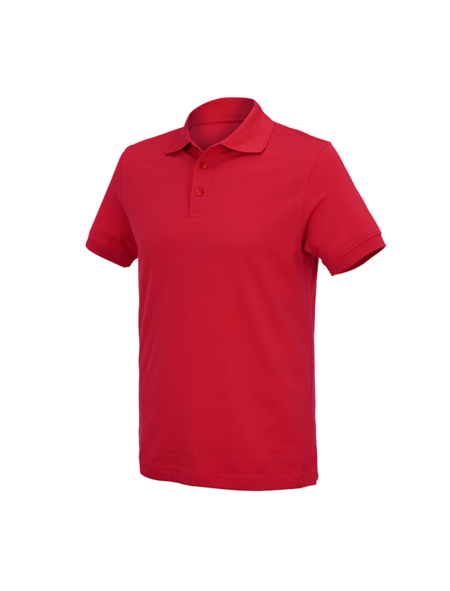 Témy: Polo tričko e.s. cotton Deluxe + ohnivá červená 2
