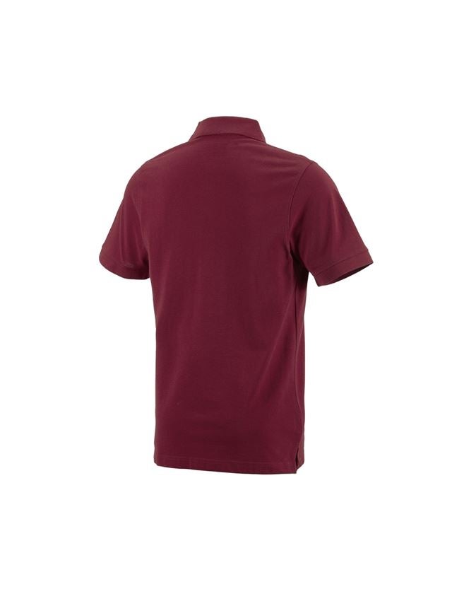 Tričká, pulóvre a košele: Polo tričko e.s. cotton + bordová 1