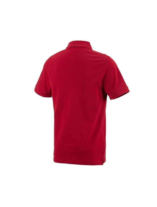 Tričká, pulóvre a košele: Polo tričko e.s. cotton + ohnivá červená 1