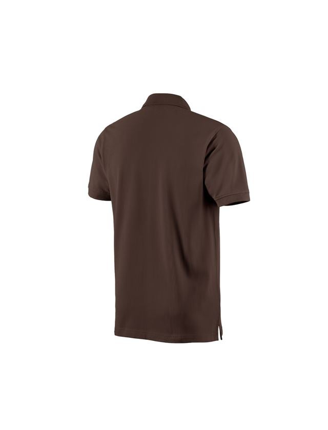 Tričká, pulóvre a košele: Polo tričko e.s. cotton + gaštanová 2
