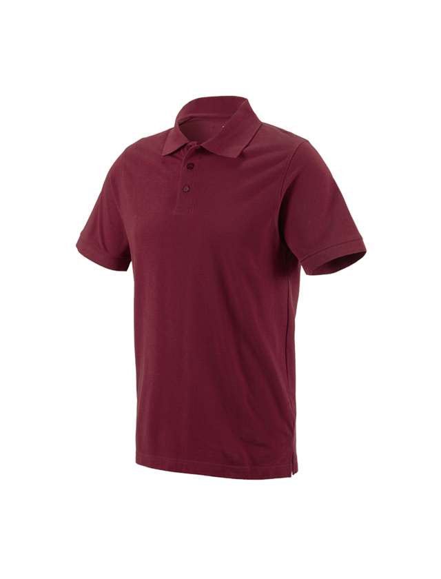 Tričká, pulóvre a košele: Polo tričko e.s. cotton + bordová
