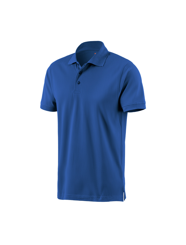 Tričká, pulóvre a košele: Polo tričko e.s. cotton + enciánová modrá
