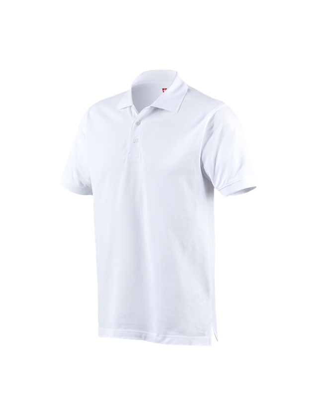 Tričká, pulóvre a košele: Polo tričko e.s. cotton + biela