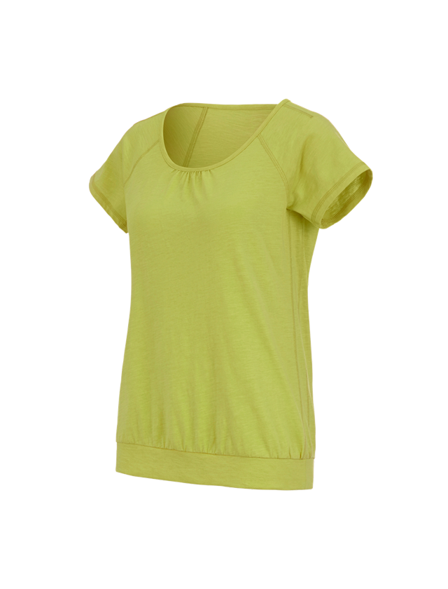 Tričká, pulóvre a košele: Tričko e.s. cotton slub, dámske + májová zelená