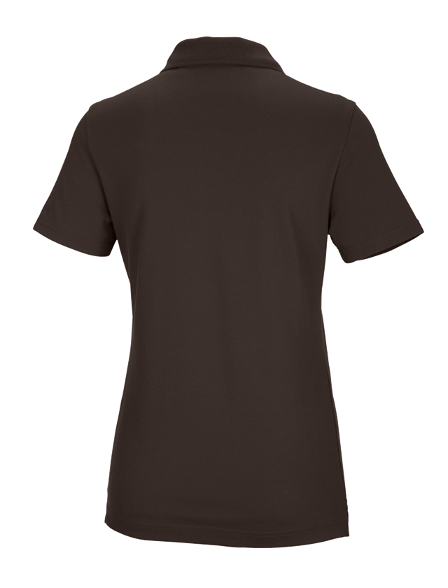Tričká, pulóvre a košele: Funkčné polo tričko poly cotton e.s., dámske + gaštanová 1